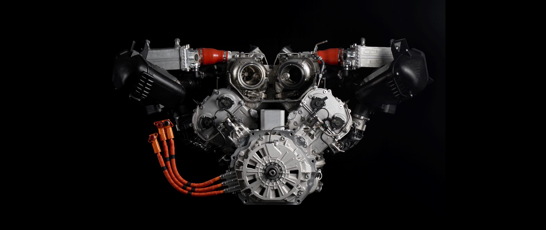 The next Lamborghini HPEV super sports car will be equipped with a hybrid twin turbo V8 engine