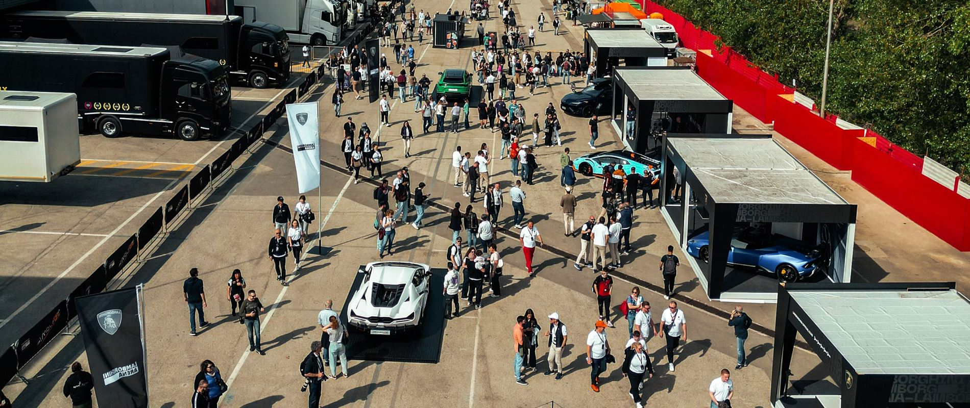 Lamborghini Arena the brand s universe takes shape in the Arena Village