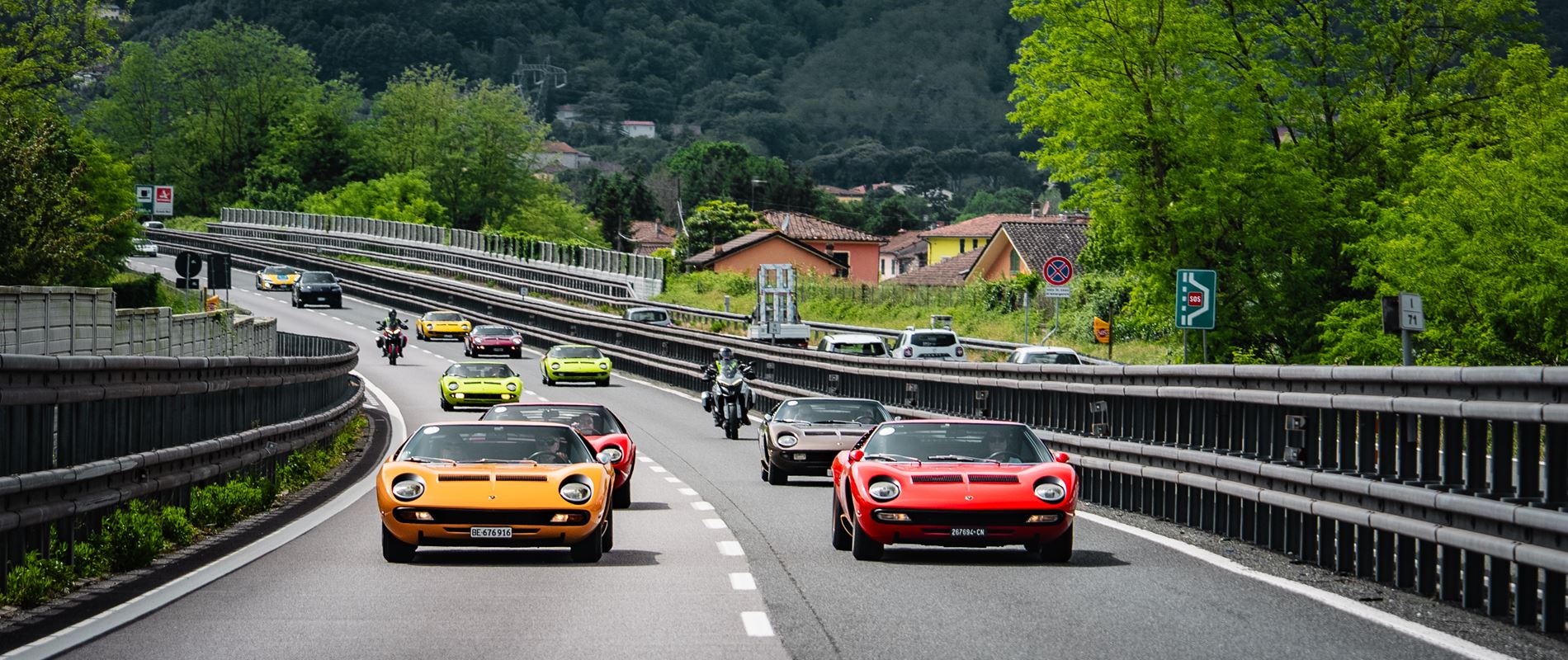 Lamborghini Polo Storico Giro Miura celebrates its 60th anniversary with a tour