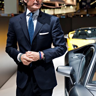 President and CEO of Automobili Lamborghini Stephan Winkelmann at 2012 Qatar Motorshow