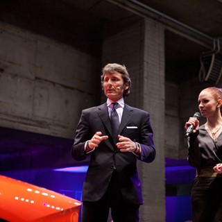 Stephan Winkelmann  in Moscow for a new dealer's opening