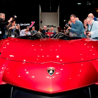 Aventador J at the 2012 Geneva Motor Show