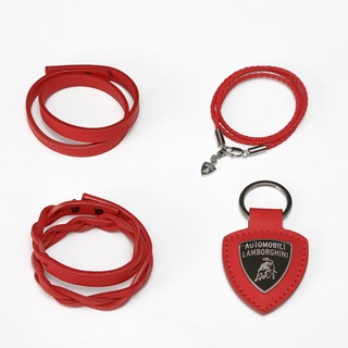 Lamborghini Leather Bracelets and Keyholder
