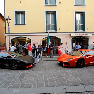 Inaugurazione mostra fotografica Lamborghini - Esterno