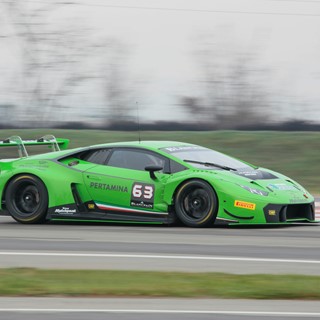 The Lamborghini Huracán GT3 debuts in the Blancpain Endurance Series test in Paul Ricard