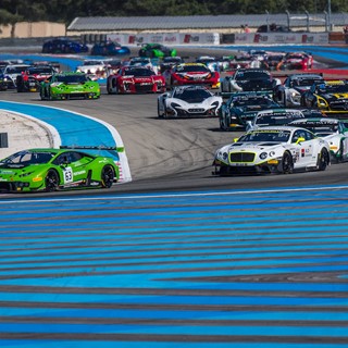 First ever pole position and almost podium finish in 1000 Km Paul Ricard race. A drive through slowed the Lamborghini Hu