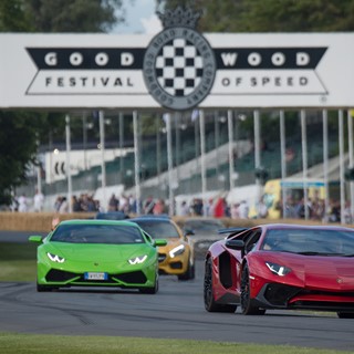Lamborghini Aventador Superveloce and Huracán at Goodwood Festival of Speed 2015