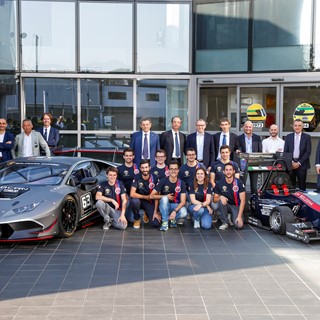 Lamborghini Board Members and Team UniBo Motorsport