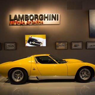 Lamborghini exhibition at Erarta Museum