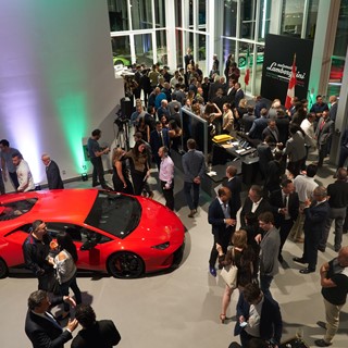 Lamborghini Uptown Toronto Grand Opening Interior