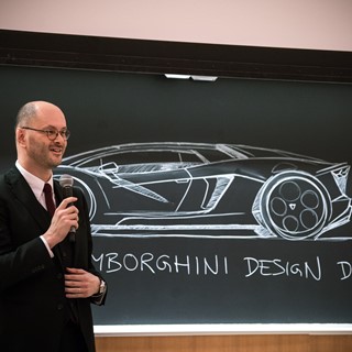 Riccardo Parenti presents the Lamborghini Terzo Millennio