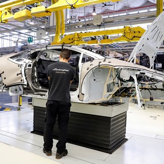 Lamborghini RWD for Pope Francis in production line 01