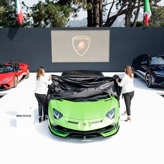 Unveiling of Lamborghini SVJ at The Quail