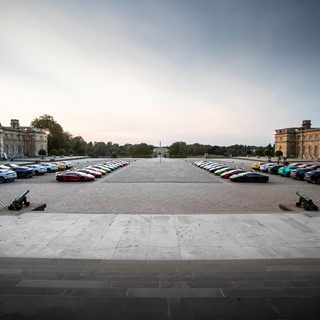 Lamborghini cars on display at Salon Privé