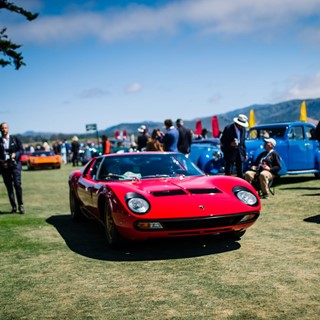 Miura #3673 Best in Class at Pebble Beach Concours D'Elegance