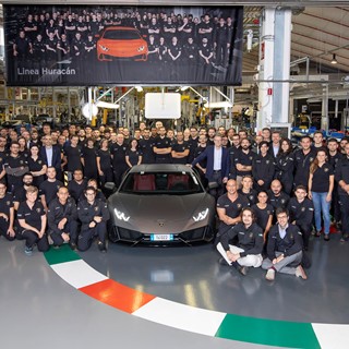 14.022 Lamborghini Huracán produced
