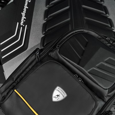 Automobili Lamborghini Leather Goods and Travel Collection - Technological Office Backpack