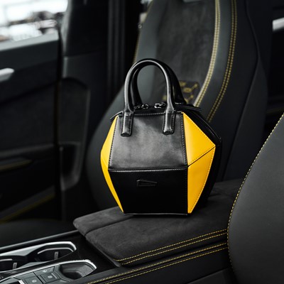 Lamborghini Leather Goods and Travel Collection - Hexagon leather bag