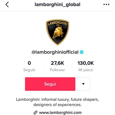 Lamborghini official - Tiktok