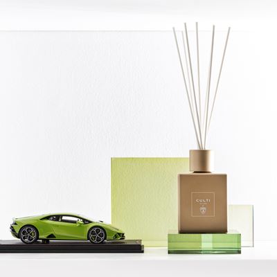 Lamborghini Huracan Evo and Culti Home Fragrance