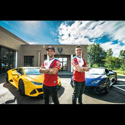 Pramac Ducati  - Lamborghini Squadra Corse Drivers Lab
