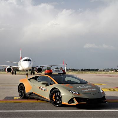 Lamborghini Huracán - Follow Me Car for Airport Marconi of Bologna
