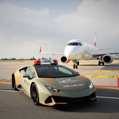Lamborghini Huracán - Follow Me Car for Airport Marconi of Bologna