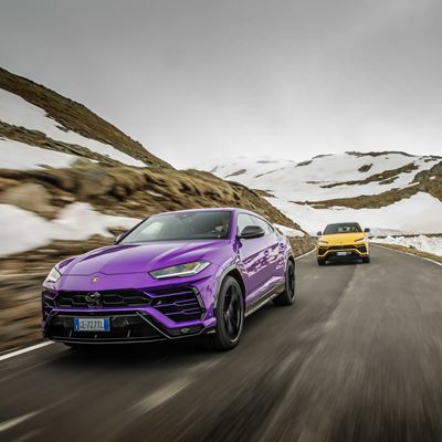 Lamborghini Urus Purple & Yellow