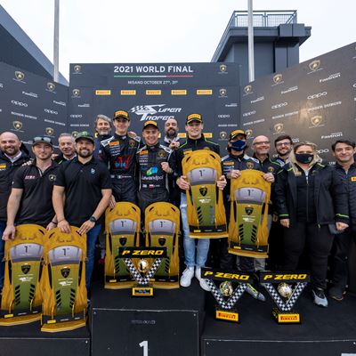Lamborghini Super Trofeo World Finals   final podium
