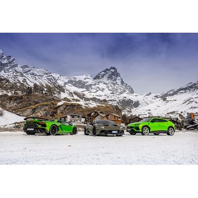 Lamborghini Winter Drive - Cervino Peak