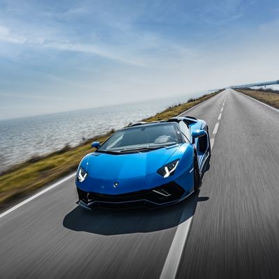 Aventador Ultimae for the first time on road