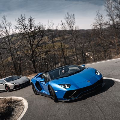 Aventador Ultimae for the first time on road