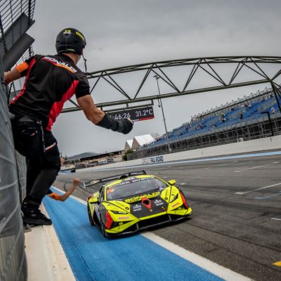 Lamborghini Super Trofeo Europe - Weering - Spinelli race finish (Bonaldi Motorsport)