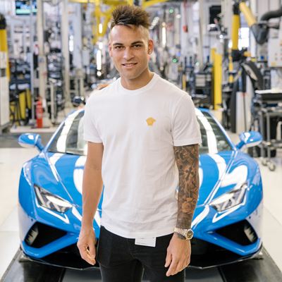 Automobili Lamborghini Lautaro Martinez visit