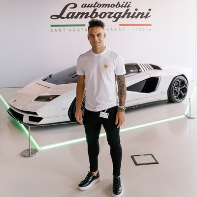 Automobili Lamborghini Lautaro Martinez visit