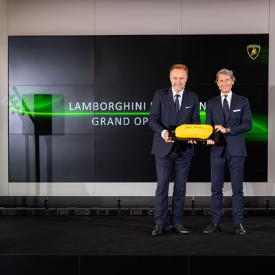 Martin Lohmann andd Stephan Winkelmann at Grand Opening Munich 2022