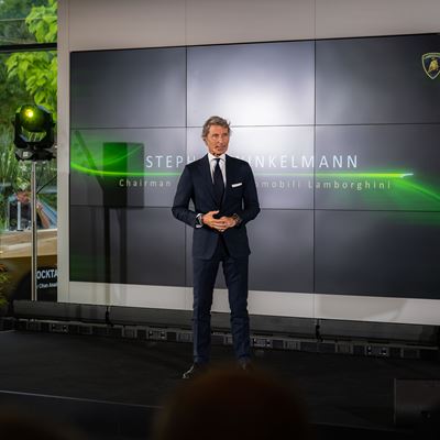 Stephan Winkelmann during his speech at Grand Opening Munich 2022