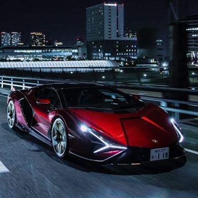 Lamborghini Day Japan Sian in Tokyo