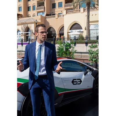 Automobili Lamborghini CTO - Rouven Mohr  at Huracan Sterrato EMEA Premiere