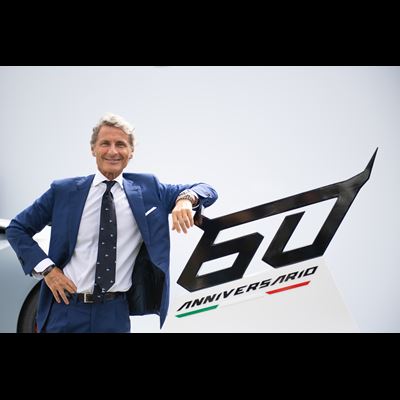 Automobili Lamborghini Stephan Winkelmann 60th anniversary Logo