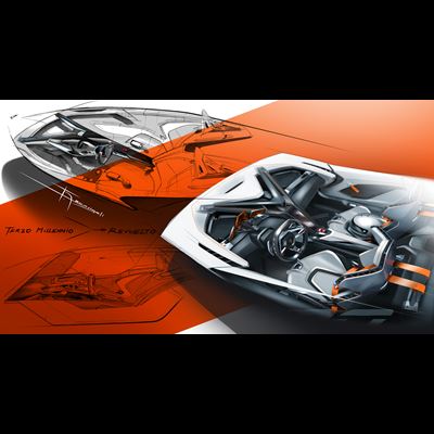 Lamborghini Revuelto Sketch