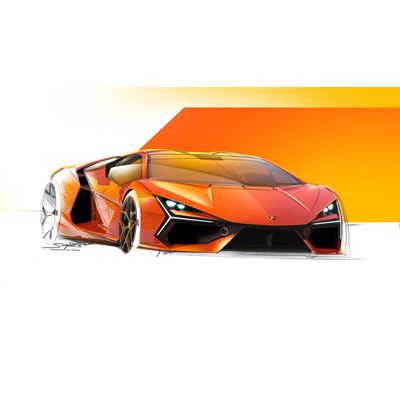 Lamborghini Revuelto Sketch