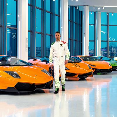 Lamborghini Factory Driver Daniil Kvyat