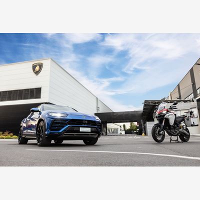 Lamborghini Ducati Vehicle to Vehicle Tecnology