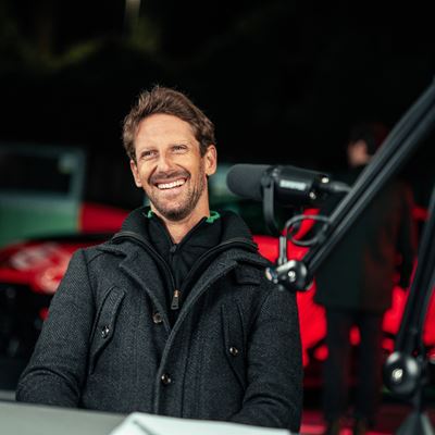 Beyond A Lamborghini Podcast with Romain Grosjean Giorgio Sanna
