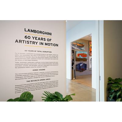Lamborghini 60th Art Gallery