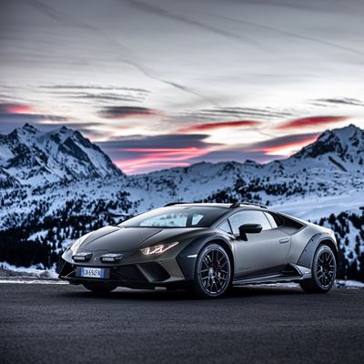 Lamborghini Winter Drive