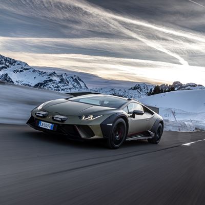 Lamborghini Winter Drive