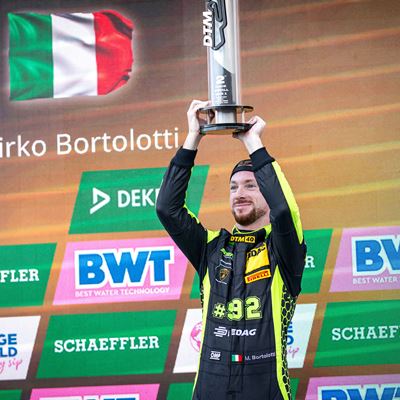 Lamborghini GT3 DTM Mirko Bortolotti SSR Performance podium race one