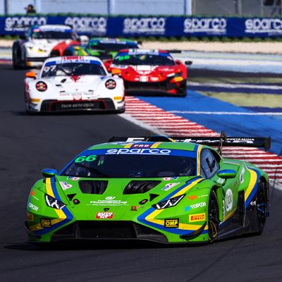 Lamborghini GT3 Italian GT Michelotto Stadsbader VS Racing race one